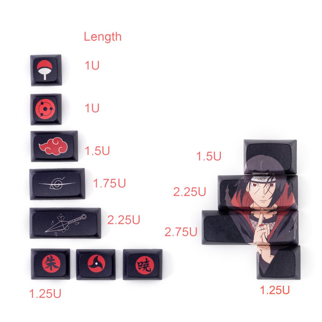 Naruto Anime Keycaps