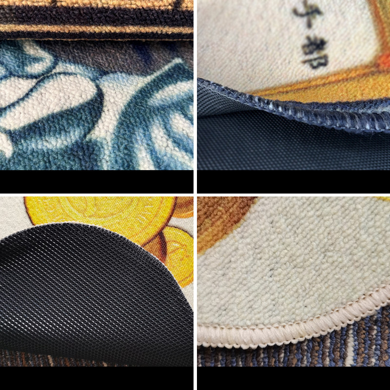 craftship details of custom tufted rug