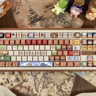 One Piece anime keycaps set for mechanical keyboard teclado mecanico